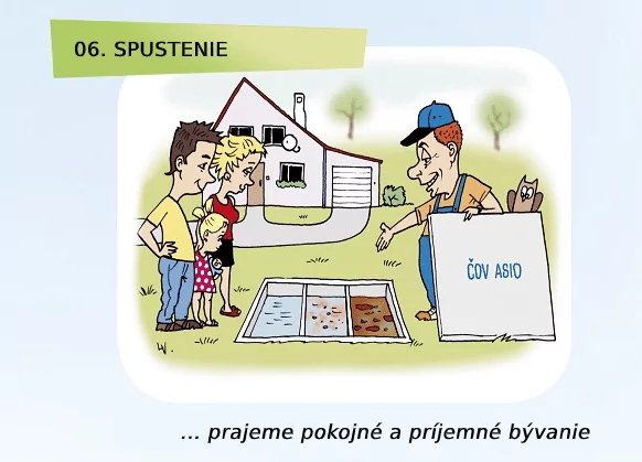 Spustenie ČOV